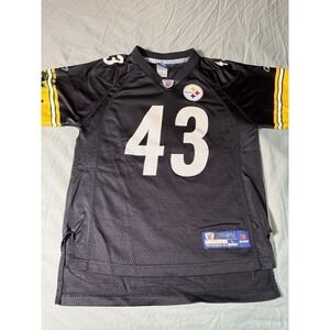 Pittsburgh Steelers Troy Polamalu #43 Youth Jersey Reebok NFL Black